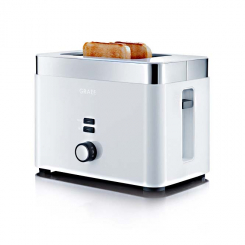 Graef TO61 - Toaster, 2-fach, Weiß 