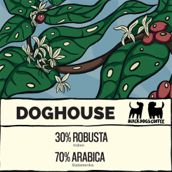 Black Dogs Coffee Doghouse 250g 