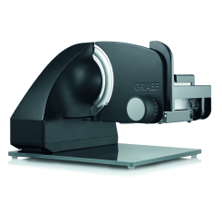 Graef Master M92 - Vollstahlmesser, Glatt, Schwarz-matt 