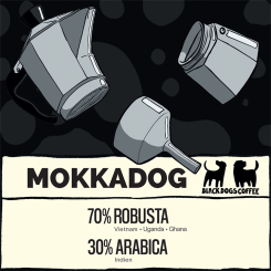 Black Dogs Coffee Mokkadog 1000g 