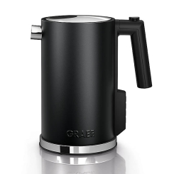 Graef WK902 - Wasserkocher,1.2L, Schwarz-Matt,Temperaturwahl 