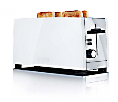 Graef TO101 - Toaster, 2-fach, lang, Weiß 