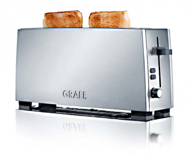 Graef TO90 - Toaster, 1-fach, lang, Silber 