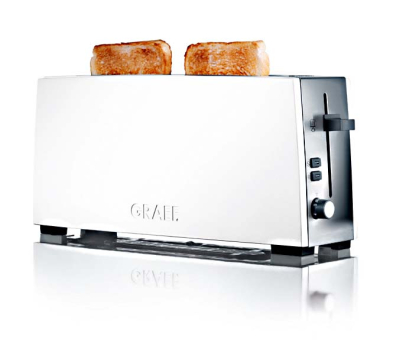 Graef TO91 - Toaster, 1-fach, lang, Weiß 